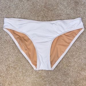 J Crew White Bikini Bottoms